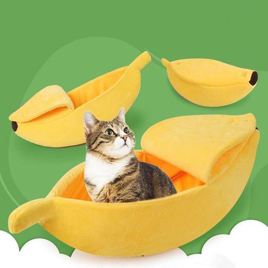 Cute Cat Banana Bed