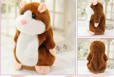 Interactive Talking Hamster Plush Toy
