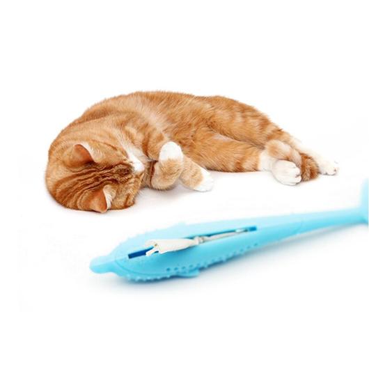 Interactive Cat Toothbrush