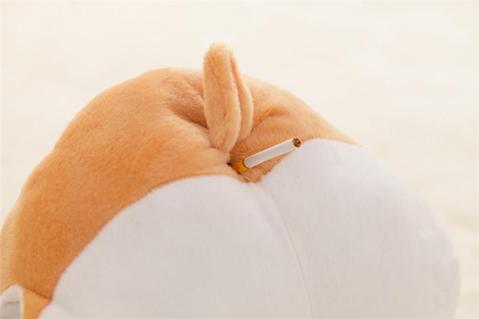 Corgi Butt Plush Toy Hand Warmer - (15 inches / 38 cm)